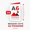 Broszury szyte A6 pionowe